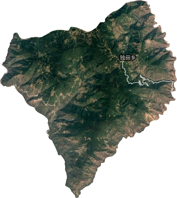 獨田鄉衛星圖