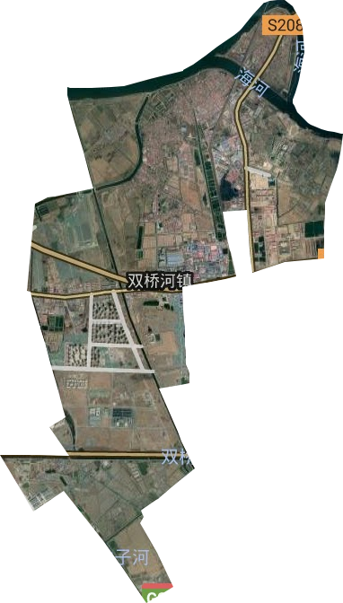 雙橋河鎮(zhèn)衛(wèi)星圖