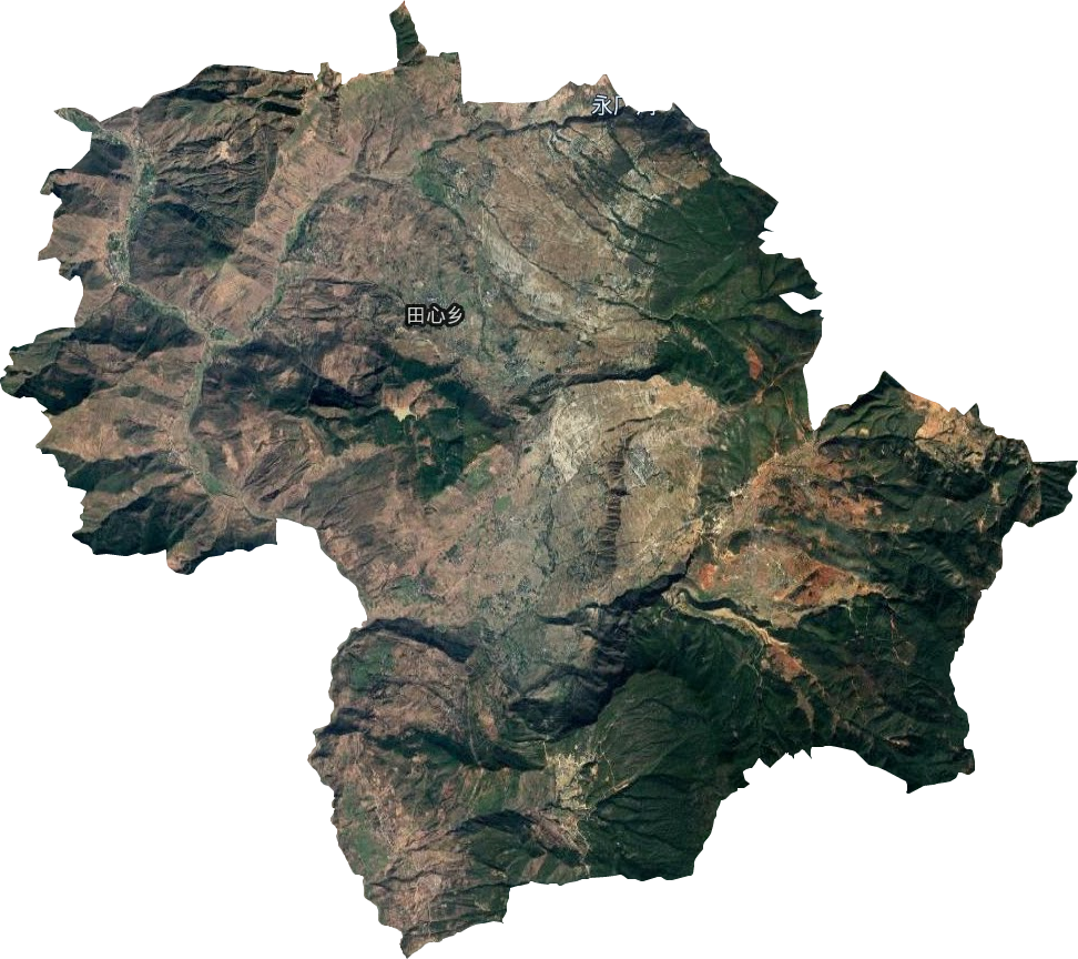 田心鄉衛星圖