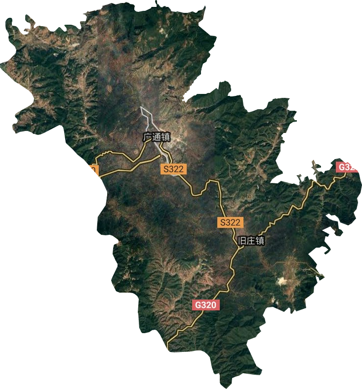 廣通鎮衛星圖