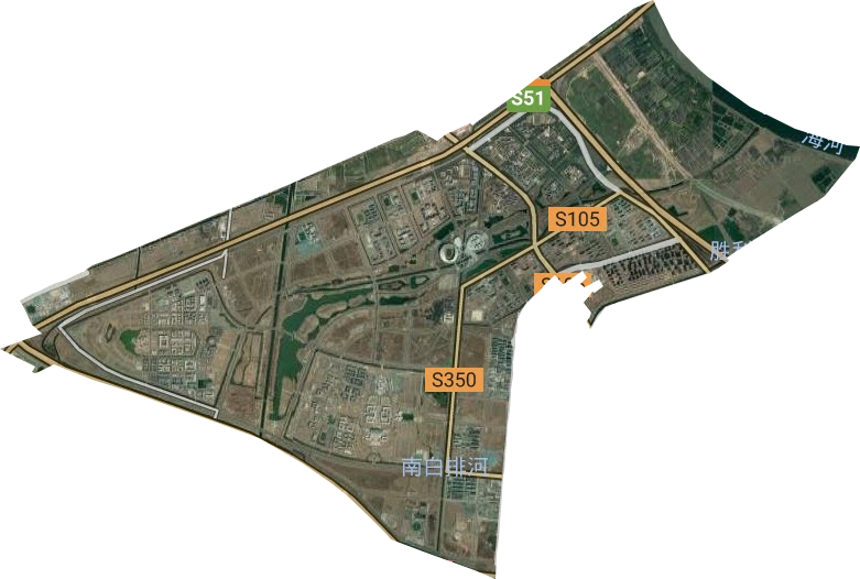 海河教育園區衛星圖