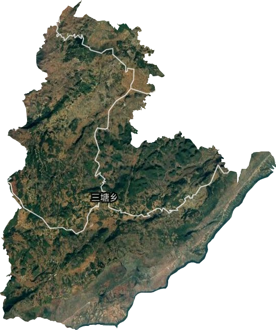 三塘鄉衛星圖