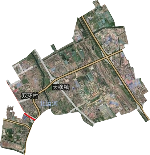 天穆鎮衛星圖