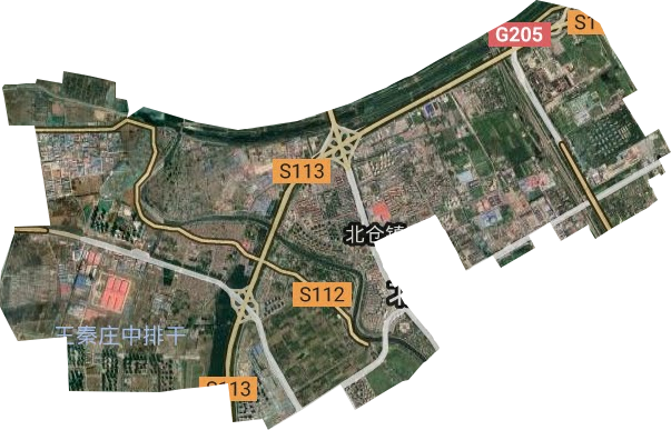 北倉鎮衛星圖