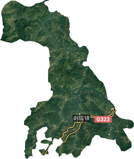 剝隘鎮衛星圖