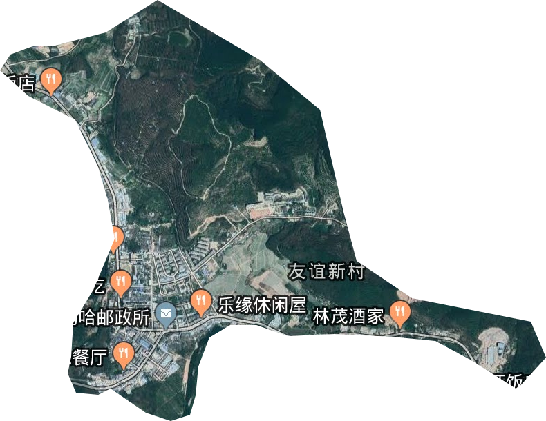 勐捧農場衛星圖