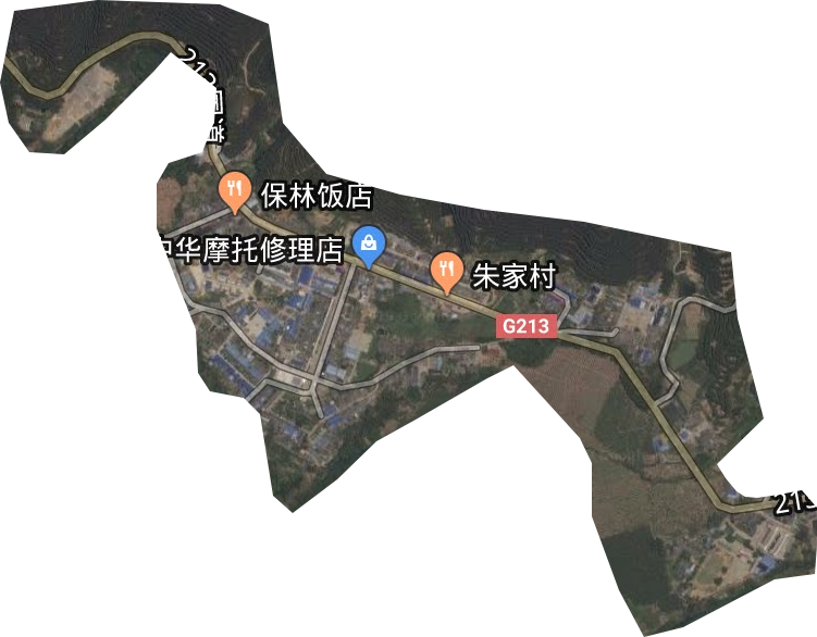 勐醒農場衛星圖