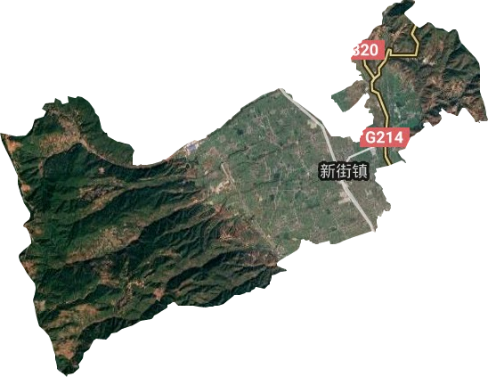 新街鎮(zhèn)衛(wèi)星圖
