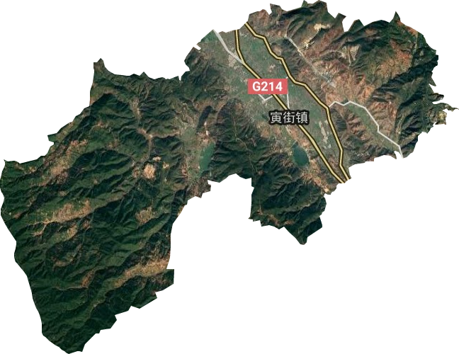 寅街鎮(zhèn)衛(wèi)星圖
