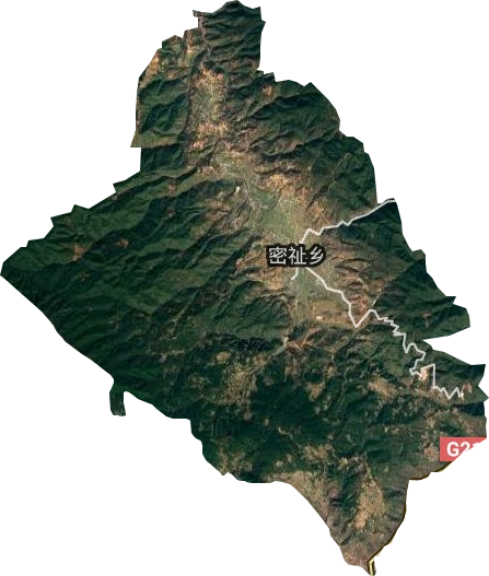 密祉鄉衛星圖