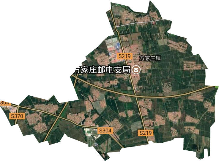 方家莊鎮(zhèn)衛(wèi)星圖