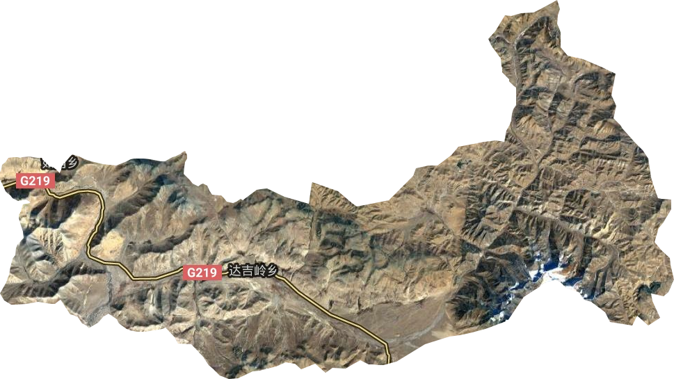 達吉嶺鄉衛星圖