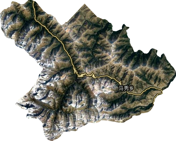 馬秀鄉衛星圖