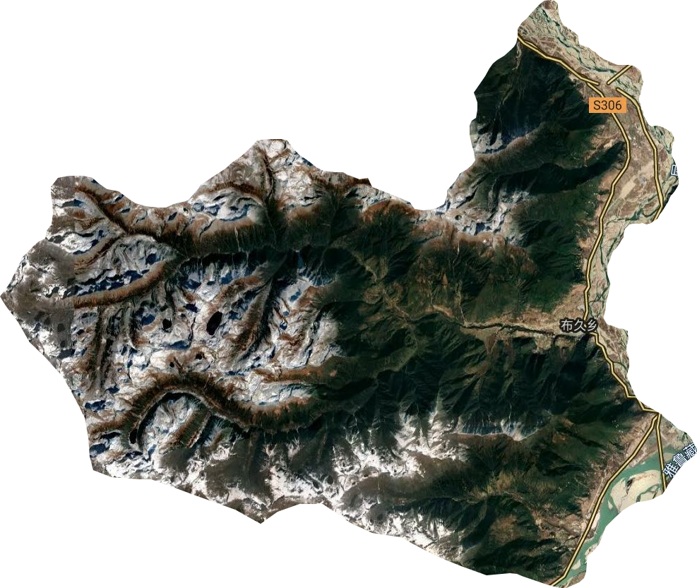 布久鄉衛星圖