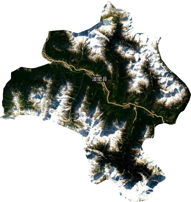 扎木鎮衛星圖