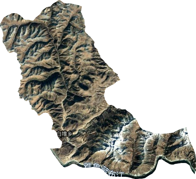 白堆鄉(xiāng)衛(wèi)星圖
