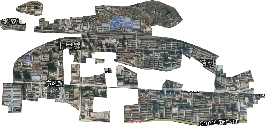十里鋪街道衛(wèi)星圖