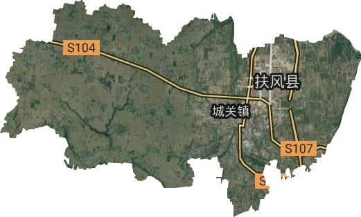 城關鎮衛星圖