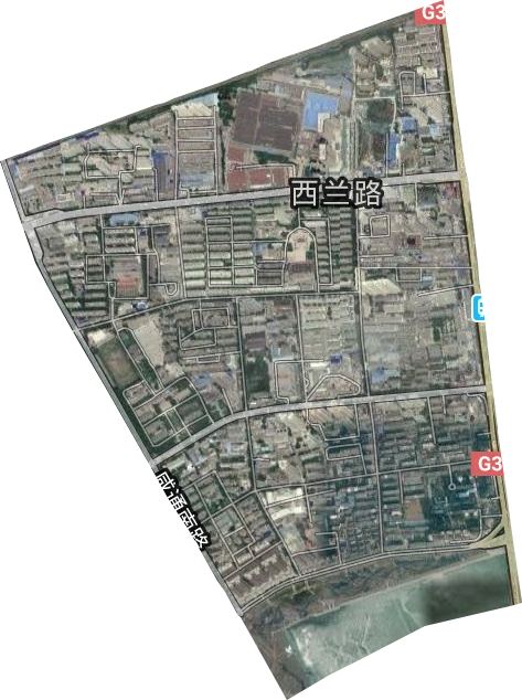 西蘭路街道衛星圖