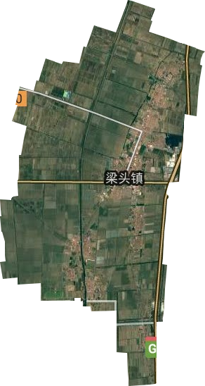 梁頭鎮衛星圖
