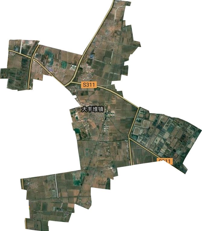 大豐堆鎮(zhèn)衛(wèi)星圖