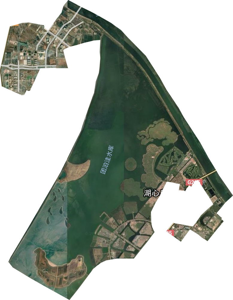 團泊新城衛星圖
