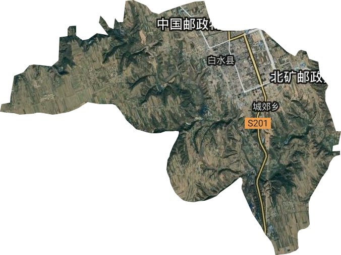 城關街道衛星圖