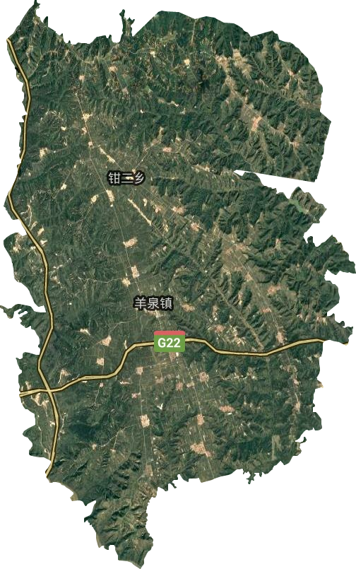 羊泉鎮(zhèn)衛(wèi)星圖
