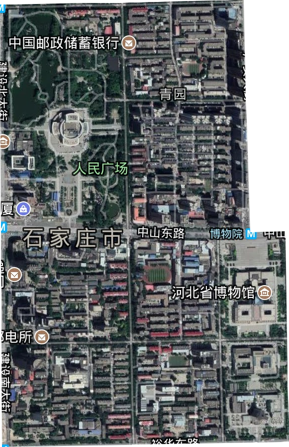 青園街道衛星圖