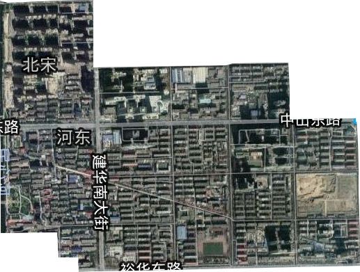 河?xùn)|街道衛(wèi)星圖