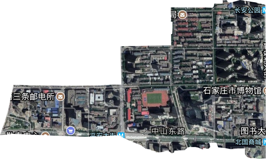 中山東路街道衛(wèi)星圖