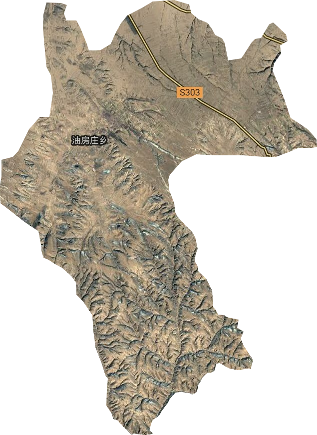 油房莊鄉衛星圖