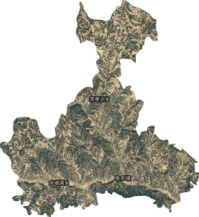 電市鎮衛星圖
