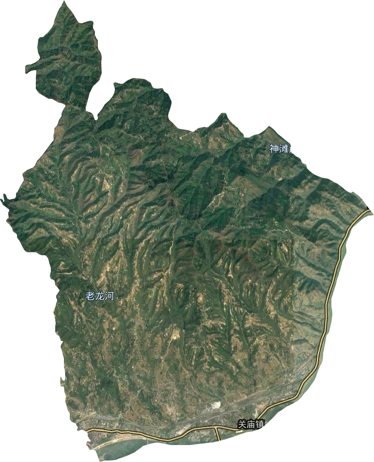 關(guān)廟鎮(zhèn)衛(wèi)星圖
