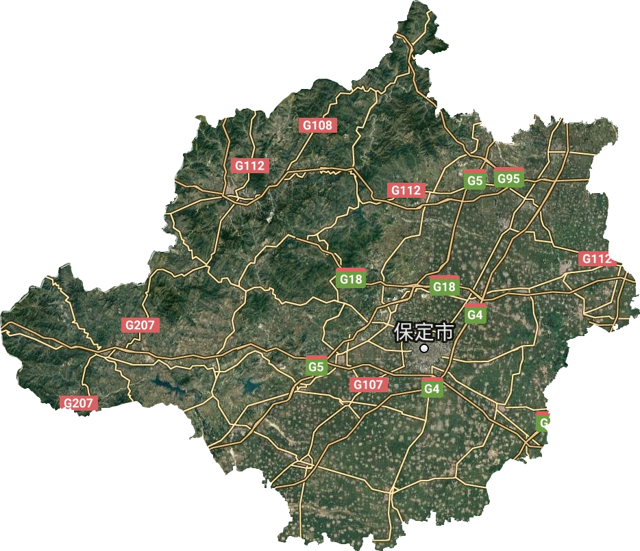 保定市衛星圖