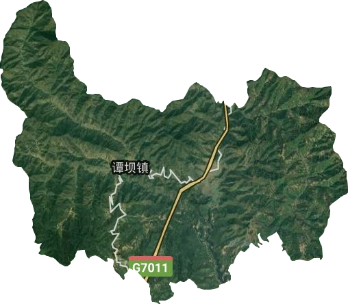 譚壩鎮(zhèn)衛(wèi)星圖