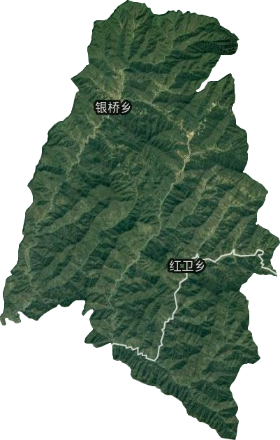 云霧山鎮衛星圖