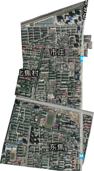 東焦街道衛星圖