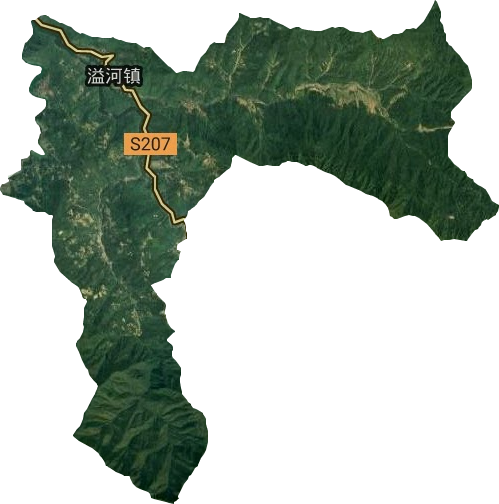 溢河鎮衛星圖