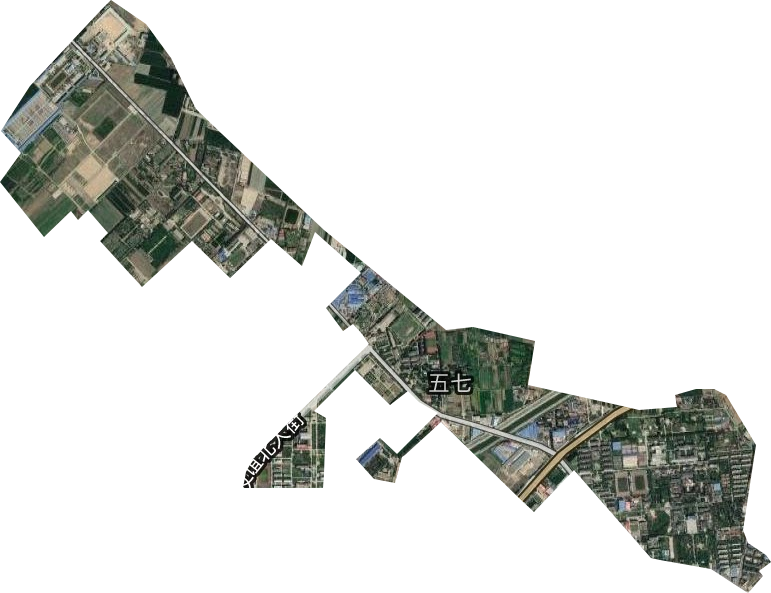 五七街道衛星圖
