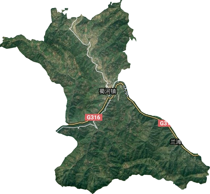 蜀河鎮(zhèn)衛(wèi)星圖
