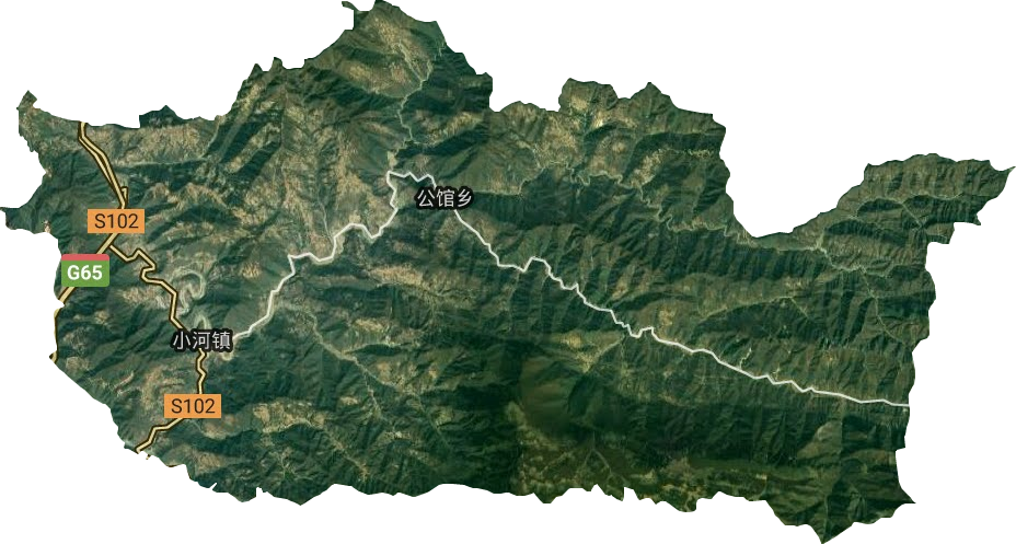 小河鎮衛星圖