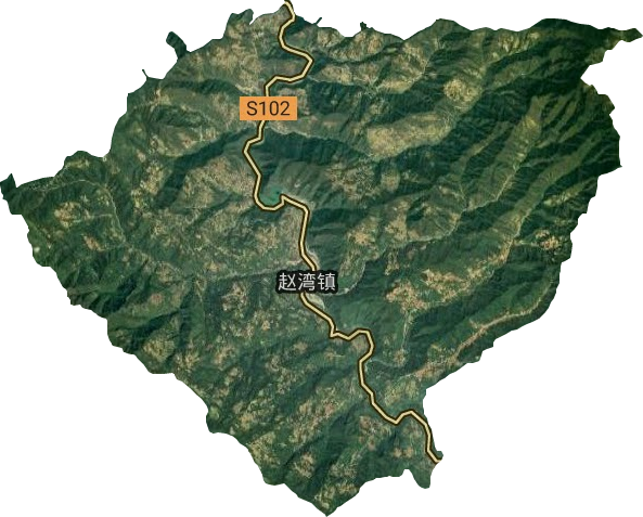 趙灣鎮衛星圖