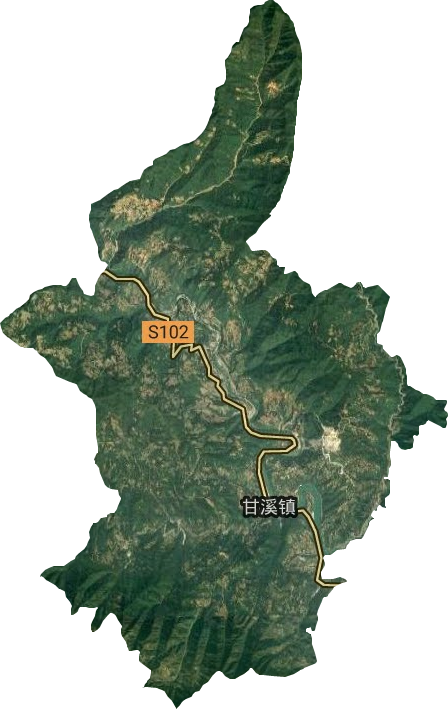 甘溪鎮(zhèn)衛(wèi)星圖