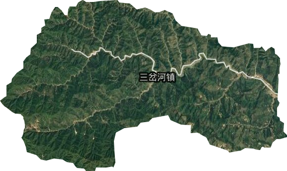三岔河鄉(xiāng)衛(wèi)星圖
