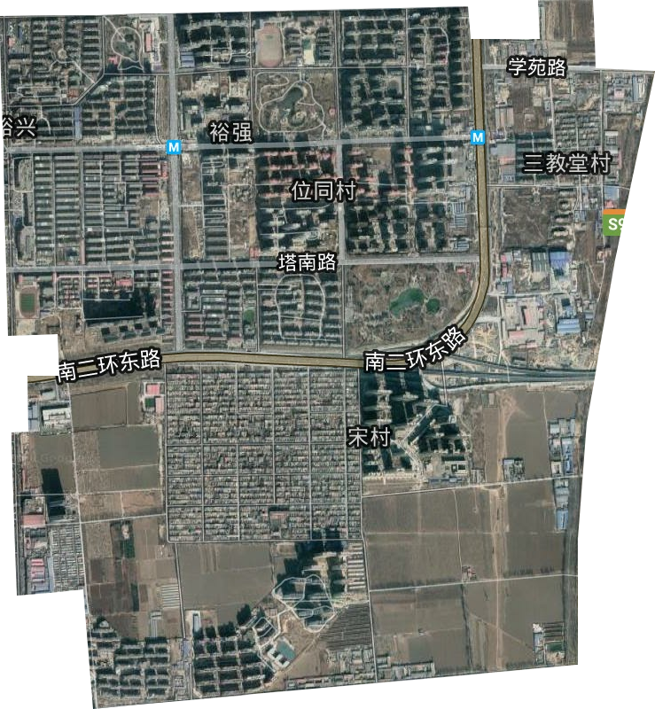 裕強街道衛(wèi)星圖