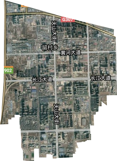 長江街道衛星圖