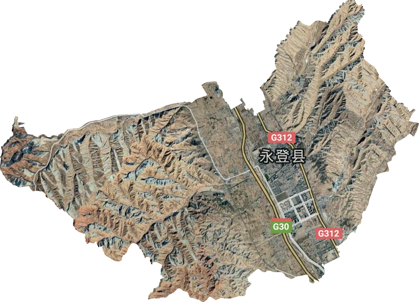 城關鎮衛星圖
