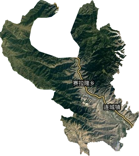 連城鎮衛星圖