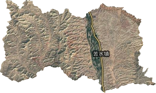 苦水鎮衛星圖